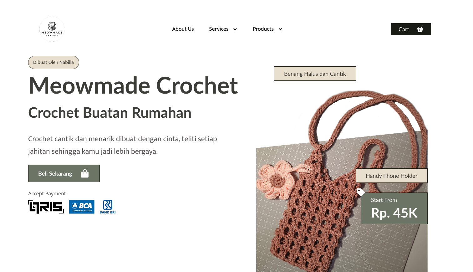 E-commerce Landing Page